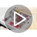 DILIBRA 16-Piece Clear Expandable Drawer Organizer Set - Large, Medium & Small