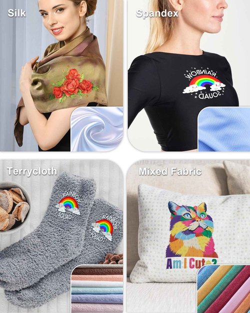 Yitentek A3 DTF Transfer Film, 11.7" x 16.5" Double Sided Matte PreTreat PET Heat Transfer Paper Sheets for DTF Inkjet Printer, DTF Paper Direct Print on T-Shirts Textile, Hot & Cold Peel, 120 Sheets