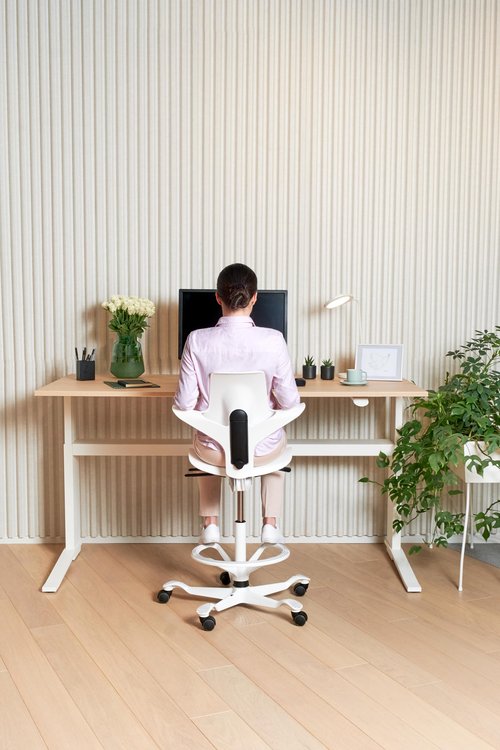 HAG Capisco White Footring for Capisco Chairs - Footring Only - Chair Sold Separately (White)