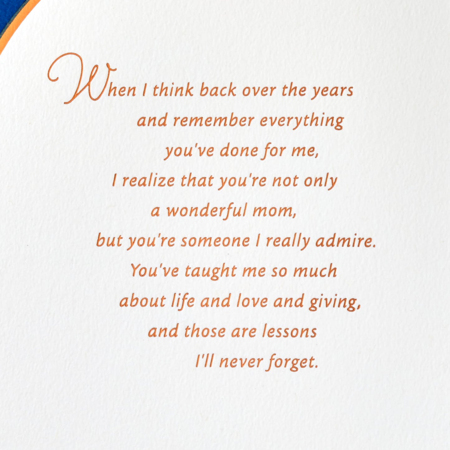 Hallmark Mothers Day Card from Daughter (How Lucky I Am) Butterfly Card for Mom
