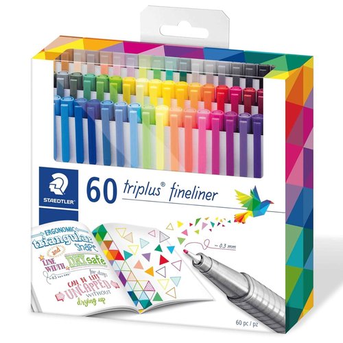 STAEDTLER Fineliner triplus 60pcs