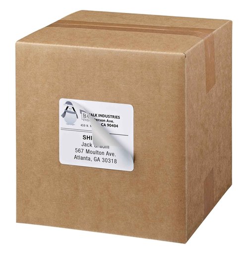 Avery Printable Shipping Labels, Sure Feed Technology, 3-1/3" x 4", White, 600 Blank Mailing Labels (8464)