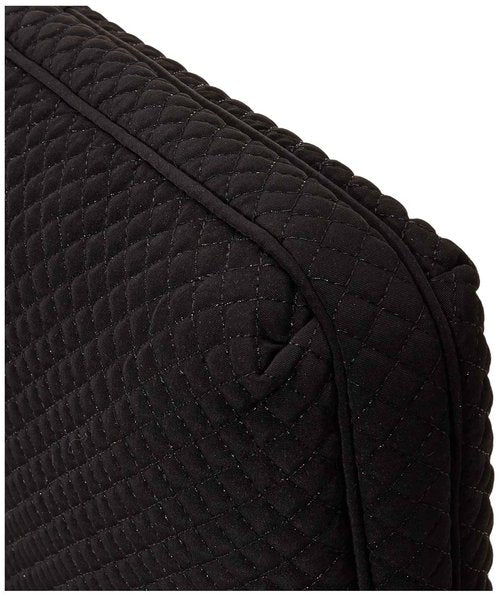 Vera Bradley Women's Microfiber Laptop Organizer, True Black, One Size