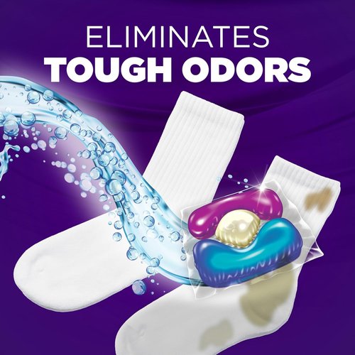Arm & Hammer Plus OxiClean Laundry Detergent Power Paks - 5-in-1 Odor Blasters, 42CT