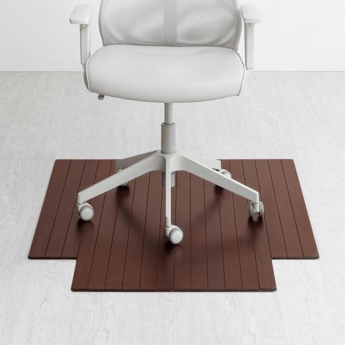 Anji Mountain Office Chairmat Thickest & Sturdy Bamboo Chairmats Highly Premium Quality Anti-Slip Heavy Duty For Multi-Purpose Hardwood Floor Office & Home Floor Protector Office Chair mat-5mm Thick