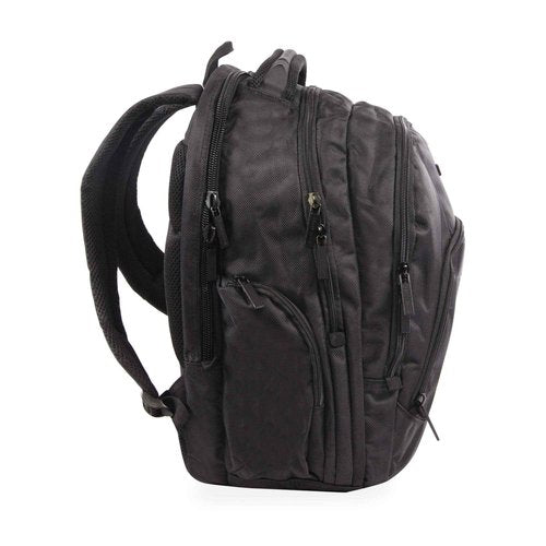 Perry Ellis M200 Business Laptop Backpack, Black, One Size