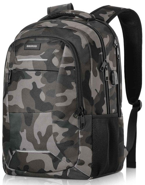 Backpack for Men Women, School Backpacks for Teen Boys, Business Anti Theft Sturdy Travel Laptop Backpack with USB Charging Port, Water Resistant 15.6 Inch Computer Bag Gift