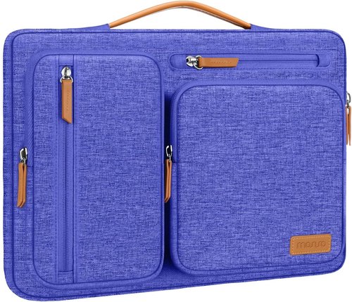 MOSISO 360 Protective Laptop Case - 13.3 Inch Sleeve for MacBook Air/Pro & More | Royal Blue with 4 Pockets