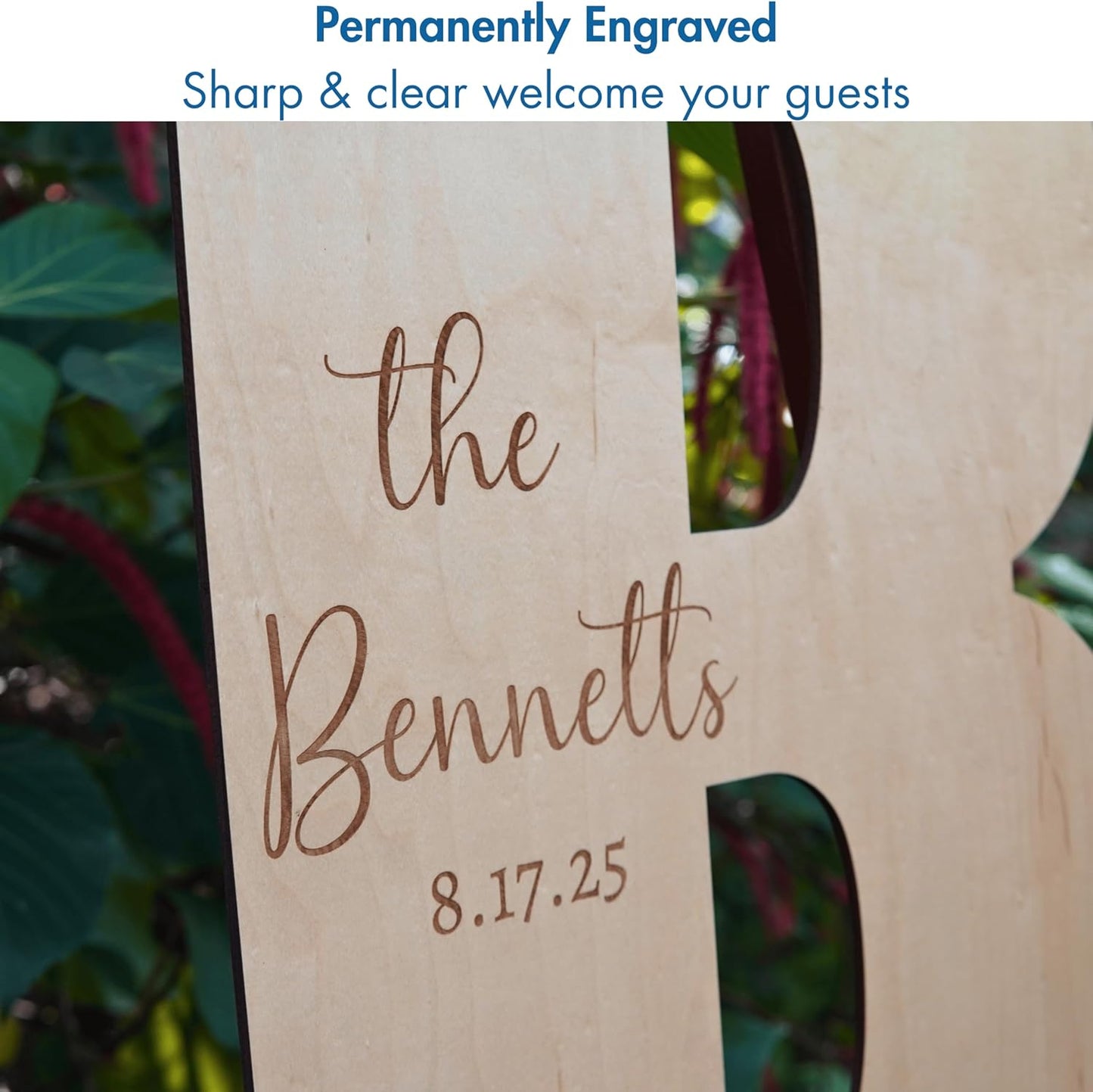 Livin Harmony Maple Wooden Personalized Wedding Guest Book Alternative for Wedding Reception to Sign, Unique Guestbook Alternative Idea, Baby Shower Guest Book Alternatives - 3 Sizes Completely Custom