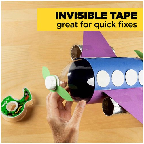 Scotch Magic Tape, Invisible, Home Office Supplies and Back to School Supplies for College and Classrooms, 24 Rolls