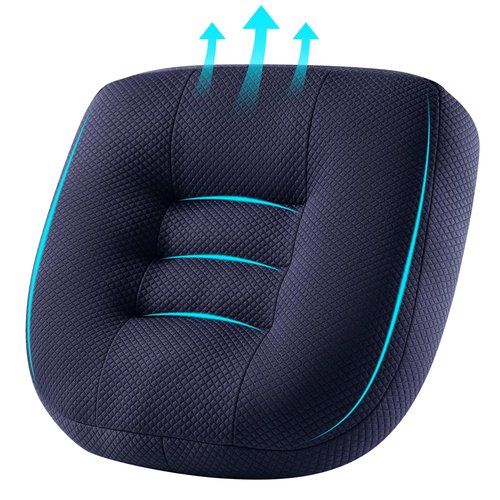 DYMGFZD Office Chair Cushions for Back and Butt, Ergonomic Chair/Seat Cushion for Long Sitting, Sitting Pillow for Automobile, Wheelchair, Computer, Office Chair Hip Support (Blue)