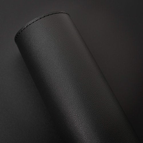 Vine Creations Leather Desk Mat 24" x 17", Desk Protector, PU Leather Desk Pad, Non Slip Small Desk Pad Mat, Desk Blotter, Desk Pads on Top of Desks, Home or Office Small Desk Mat (Black)
