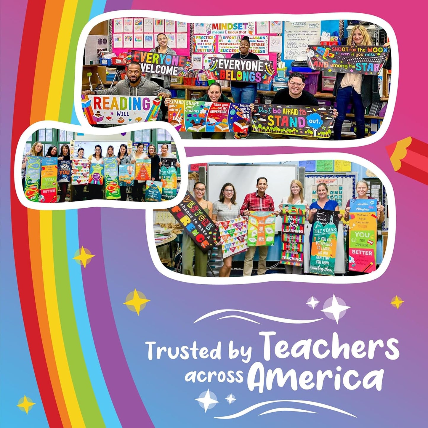 Sproutbrite 18 Educational Poster Bundle for Toddlers - Colorful 12"x16" Charts for Preschool & Homeschool Learning