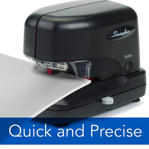 Swingline Cartridge Electric Stapler, 30 Sheet Capacity, Jam Free, includes 5000 Staple Cartridge, Black (69008)