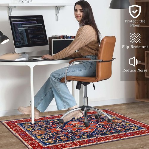 SpeedSprint Office Chair Mat for Carpet,Plastic Floor Mat for Office Chair Over Carpet,Desk Chair Mat for Hardwood