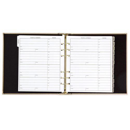 Hallmark Refillable Address Book (Cream)