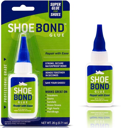 Professional Grade Shoe Glue - Clear, Waterproof & Quick Drying for Hiking Boots, Sneakers & Sandals