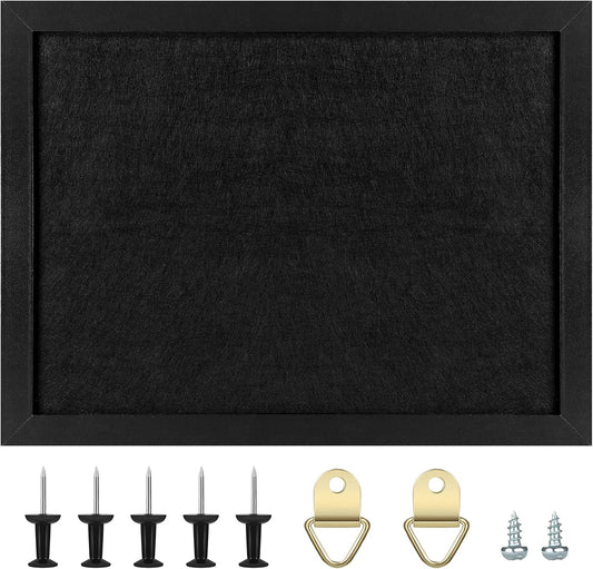 TORASO Cork Board - 13" X 17" Bulletin Board with Pins & Eye Bolts | Perfect for Office, School & Home