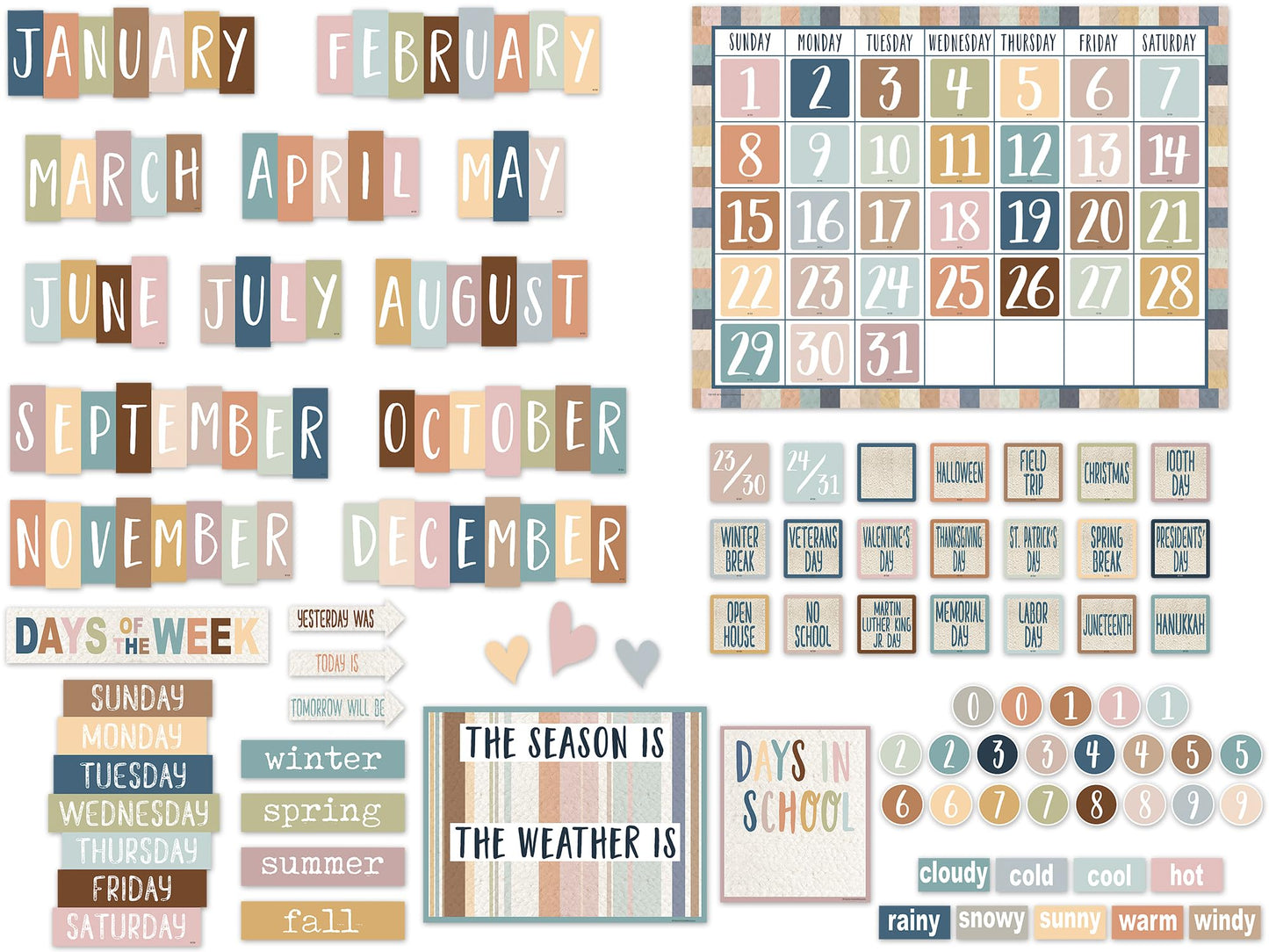 Teacher Created Resources Everyone is Welcome Calendar Classroom Bulletin Board Decor (TCR7119)