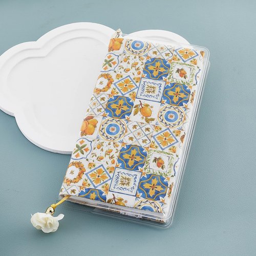 Planner Cover Protector. PVC Clear Plastic Book Cover, Clear Cover for Weekly Accessories.Water-Repellent Book Covers 7.68 x 3.8 inches