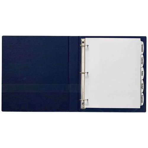 Avery Big Tab Printable White Label Dividers, 5-Tab with Easy Peel Labels, Dividers for 3 Ring Binders, 20 Sets (14434)