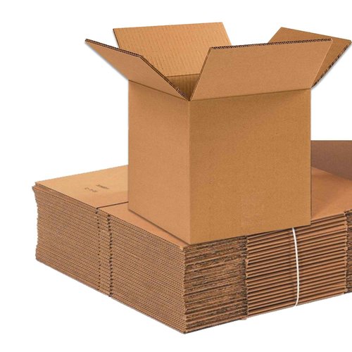 Aviditi Shipping Moving Boxes 6" x 6" x 6" (25-Pack) Small Corrugated Cardboard Packaging Boxes - Shipping, Packing, Moving, and Storage Box for Home or Office - Heavy Duty 44 ECT