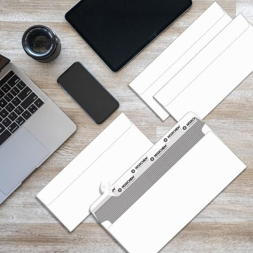 Horchen 500 Count #10 Security Envelopes - Peel & Seal Windowless Design for Checks & Invoices - 4 1/8 x 9 1/2 Inch - White