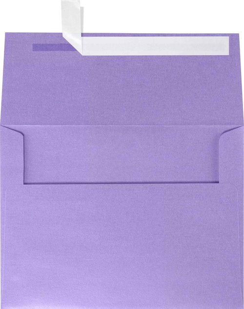 LUXPaper A6 Invitation Envelopes | Peel & Press | 4 3/4" x 6 1/2" | Amethyst Metallic | 80lb. Text | 250 Qty