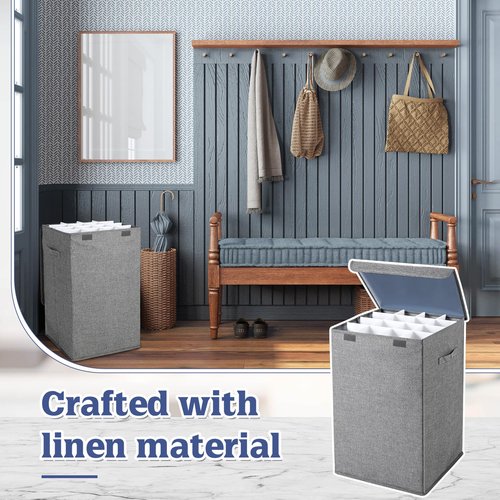 Yalikop Roll File Storage Organizer Poster Blueprint Folder Linen Storing Poster Anchor Charts 16 Slots 15.7 x 15.7 x 24 Inch for Architectural Map Home Office School Gift Wrap Items