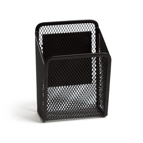 U Brands Black Mesh Locker Organization Kit, Includes Magnetic Cup, Folding Shelf and Bin, 3 Pieces