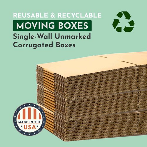 Boxes Fast Small Business Packaging, Shipping Box 18"L x 12"W x 6"H Bulk | Cardboard, Gift, Storage, Large Corrugated Boxes, 20x20x12 202012