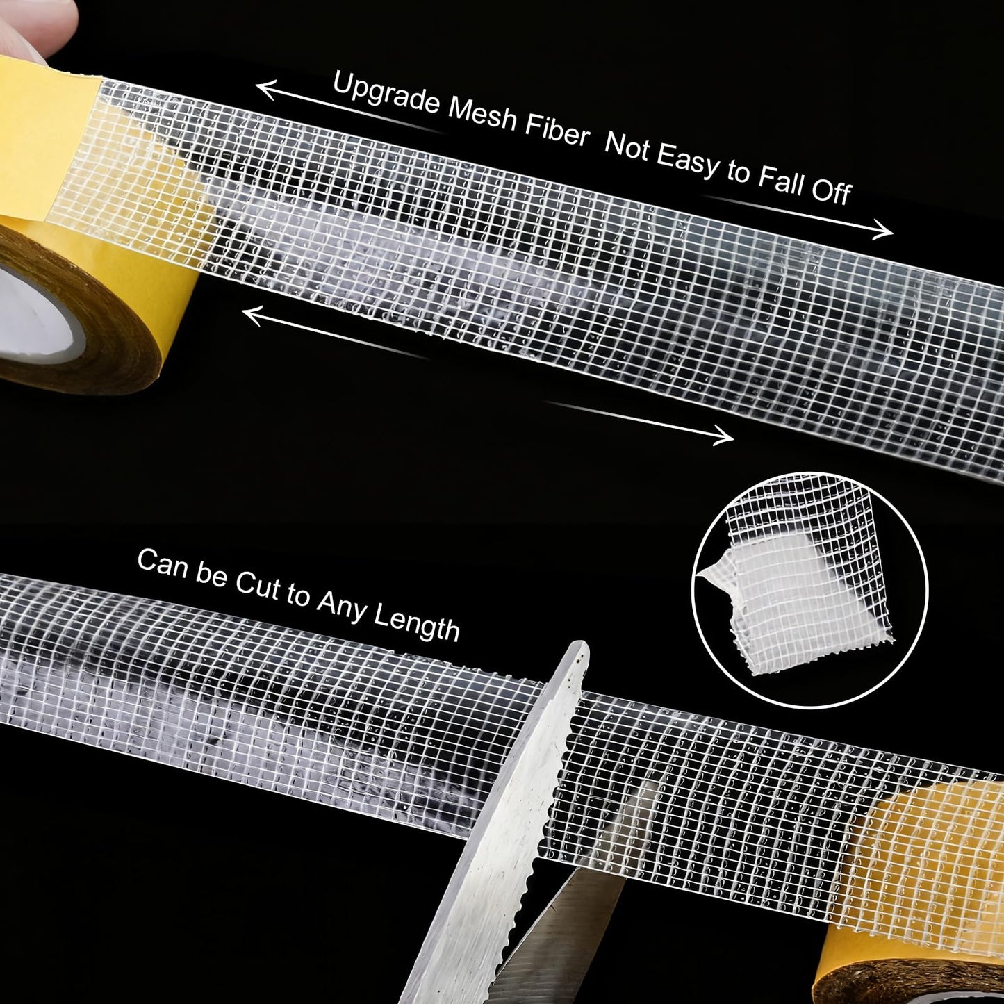 Double Sided Fabric Tape - Hem Tape No Sew No Iron for Clothes - Heavy Duty Hemming Tape for Curtains, Carpets, Pants, Crafts & DIY - Strong Hold Removable & Residue Free 1/2 inch x 33 ft x 3 ROLLS