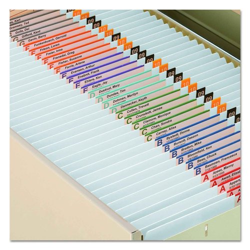 Smead File Folder, Reinforced Straight-Cut Tab, Letter Size, White, 100 per Box (12810)