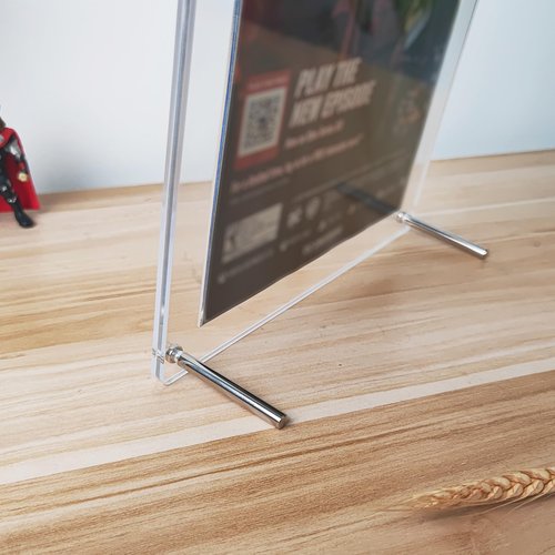 WEIMINLI 2-Pack Acrylic Comic Book Frame Set - Single Comic Book Frame & Wall Display (10.2x6.7in) - High Clarity Comic Book Holder, Protector & Top Loader Case