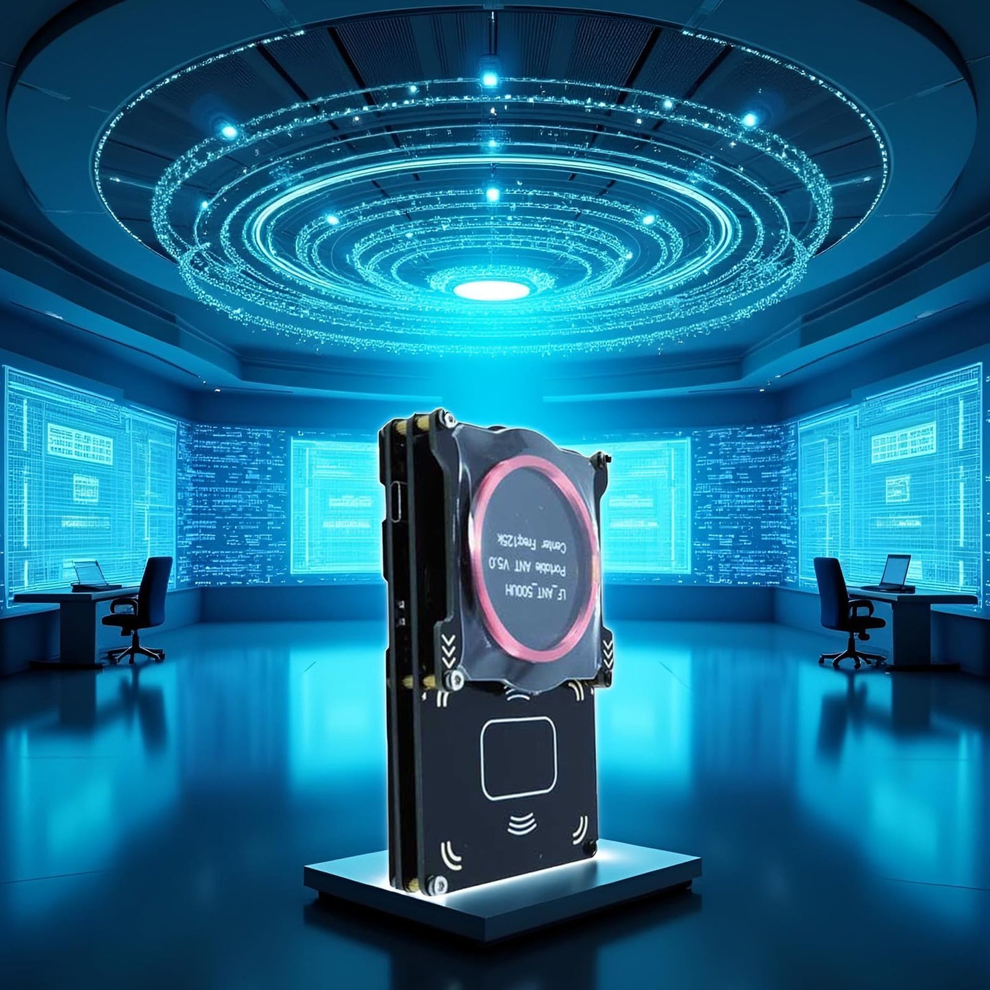 Edinruis Proxmark3 Easy V5.0 RFID Reader Writer, 512M Memory