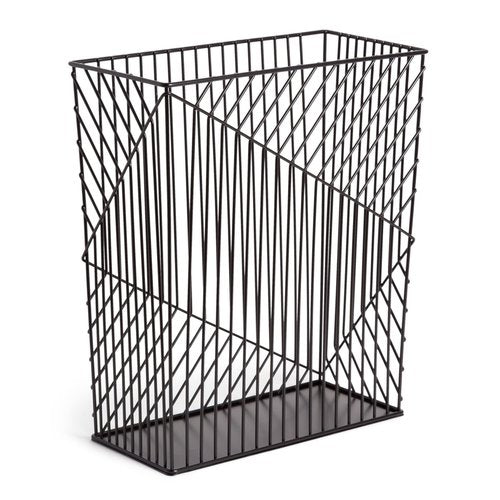 U Brands Vena Trash Can - Black