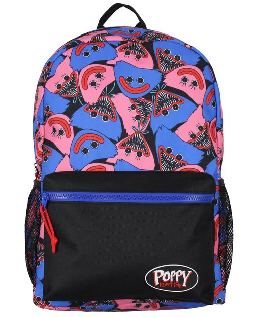 Mad Engine Poppy Playtime Backpack Kissy Missy And Huggy Allover Design Laptop School Travel Backpack