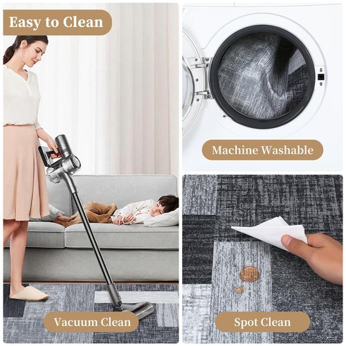 CAREMEE Office Chair Mats for Hardwood Floor, 48"X60" Desk Chair Mat for Hard Floor, Gaming Computer Chair Mat Office Rug for Rolling Chairs, Low Pile Carpet Under Chair Floor Protector, Grey