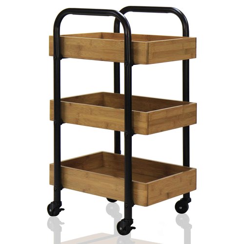 Oceanstar 3SC1675 Portable 3 Removable Trays Storage Cart
