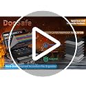 DocSafe 15.5x11.5 inch Black Fireproof File Organizer with Lock & 13-Pocket Accordion