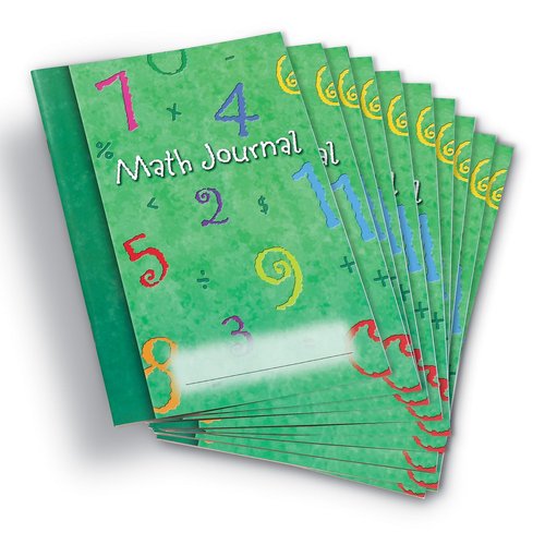 Learning Resources Math Journal, Student Organizer, Classroom Journal Set, Set of 10 Journals