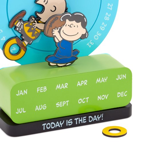 Hallmark Peanuts Magnetic Perpetual Calendar (Charlie Brown and Lucy) Gift for Boss, Grads, Fans