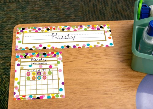 Confetti Name Plates