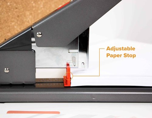 Bostitch Office Heavy Duty Stapler, 215 Sheet Capacity, Jam-Free, Easy Reload, Black (00540)