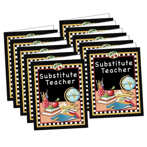 Teacher Created Resources® Mary Engelbreit Substitute Teacher Pocket Folder, Pack of 10