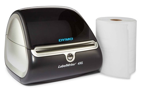 DYMO Authentic LW Extra-Large Shipping Labels for LabelWriter Label Printers, White, 4" x 6", 5 Rolls of 220 (1100 Total)