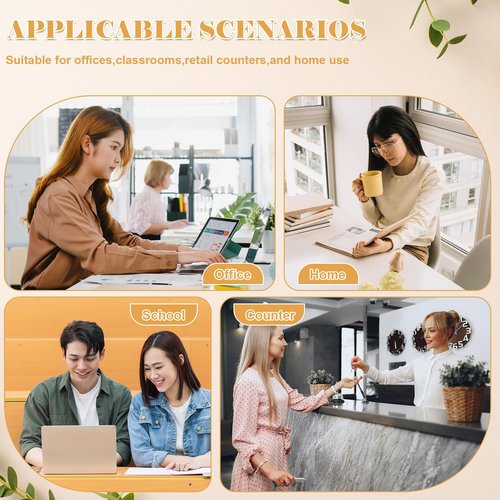 SHIQIKEJIPTY 4 Tier Index Card Display Holder 3x5 Inch Index Card Organizer Wood Sticky Note Holder Business Card Display Stand 8 Pockets for Desktop 600 Sheets Capacity 11X5X5 Inch