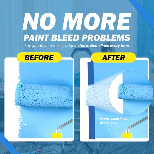 Pack of 28 Blue Painters Tape 1 Inch – Each Roll 55 Yards (Total 1540 Yards) – Premium Painters Tape 1 Inch Wide, Ideal Blue Tape Painters Bulk, Masking Tape for Painting – No Residue, Easy Removal
