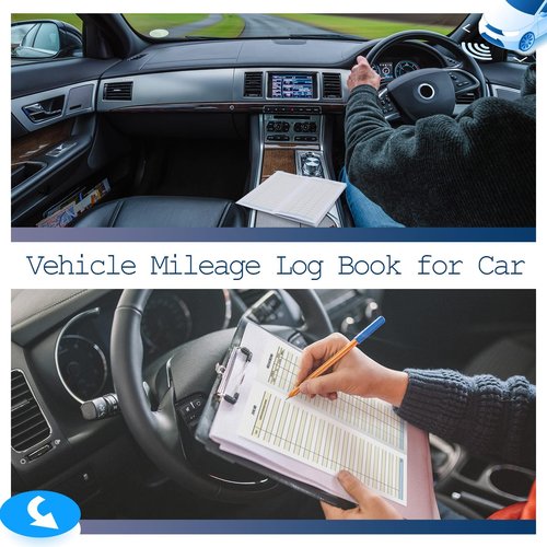 Motiskyy 12 Pcs Mileage Log Book for Auto, Car, Vehicle 6.26 x 3.27 Inches Undated Mileage and Expense Journal Notebook Tracker for Vehicle Business