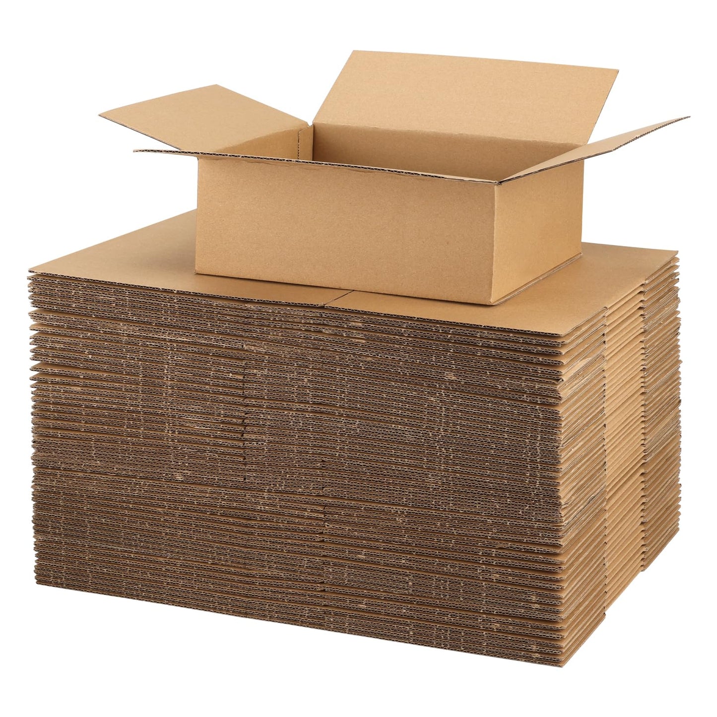CRUGLA 40 Packs 8x6x3 Shipping Boxes for Small Business, Corrugated Cardboard Boxes Bulk for Shipping Packing Mailing